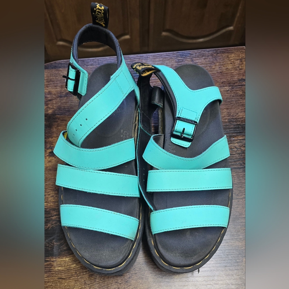 Doc Martin Blair teal gladiator sandal Womens size 11 strapy sandal